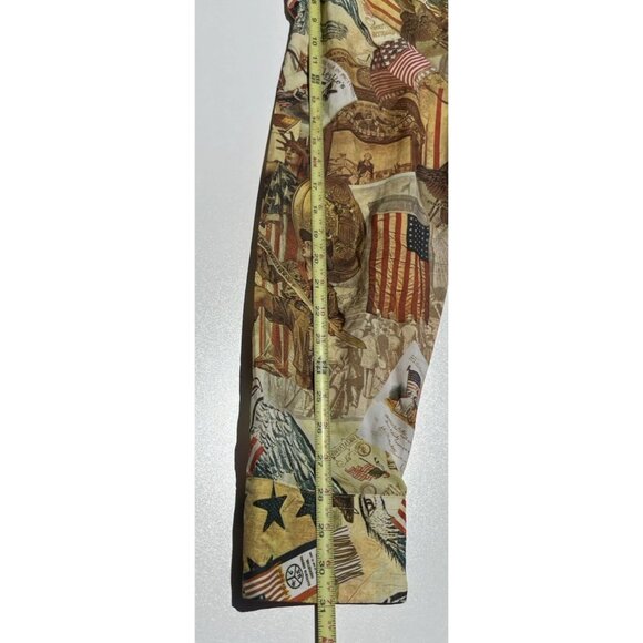 Vintage Media 1970’s Men’s Sz XL Long Sleeve USA Patriotic America Shirt RARE - Picture 5 of 15